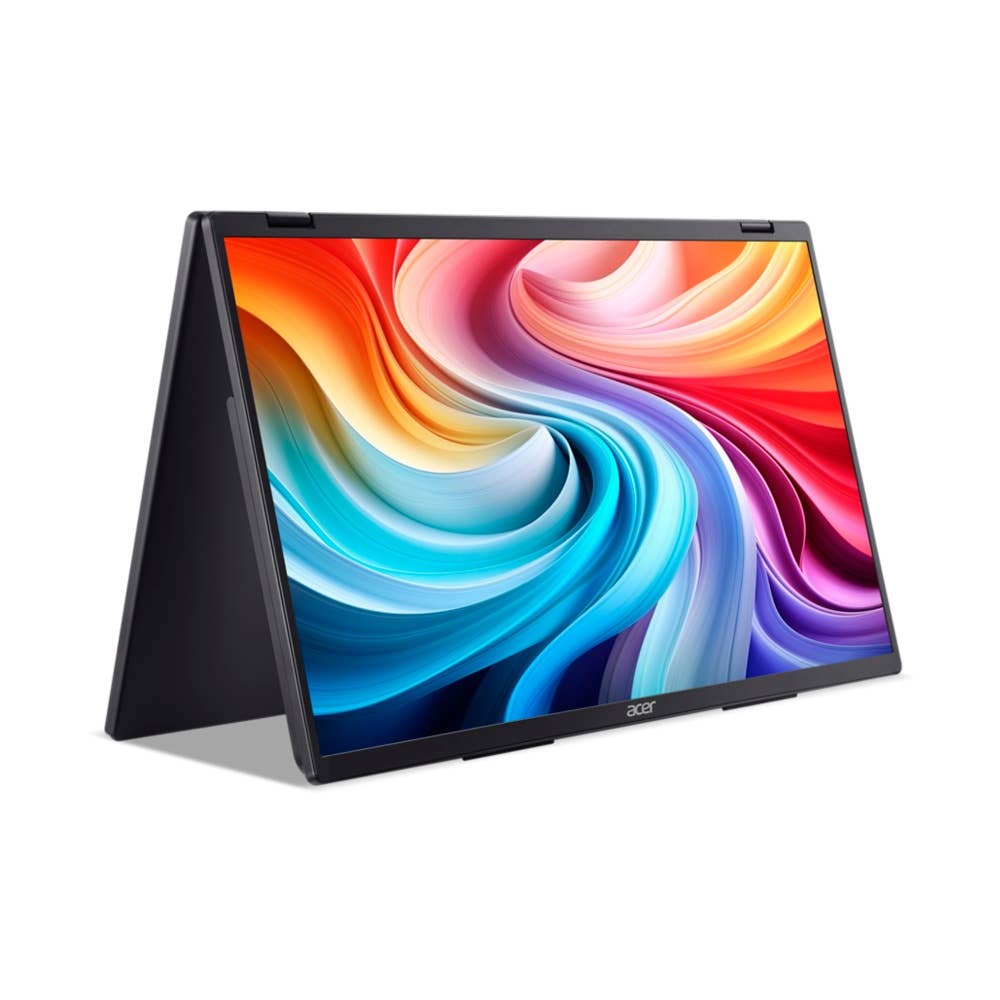 Acer PD3 Écran Double Pliable et Portable avec Fonction Tactile | PD193QTE | Noir
