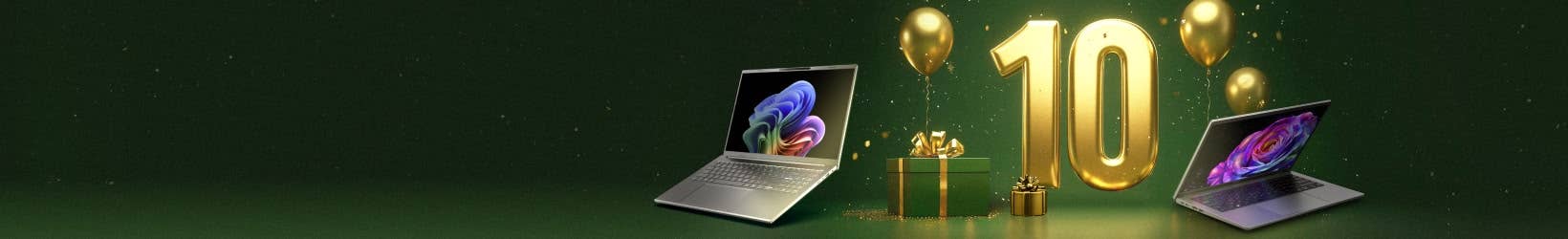 An image depicting Acer Store turns 10! UP TO 30% OFF